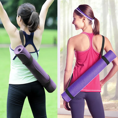 Yoga Mat Sling Carrier Exercise Yoga Shoulder Strap Adjustable Stretch Carrying Home Gym Fitness Equipment