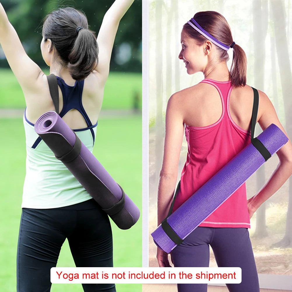 Yoga Mat Sling Carrier Exercise Yoga Shoulder Strap Adjustable Stretch Carrying Home Gym Fitness Equipment